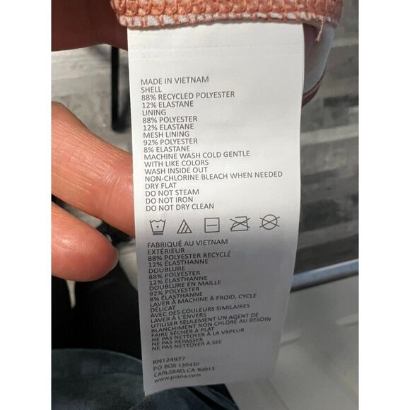 PrAna Womens Striped Halter Sundress Orange & Purple Cotton/Blend Size S - Picture 10 of 10